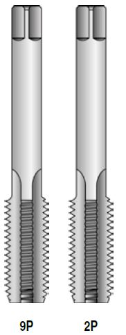 UNF 5/8-18 NO sada (2ks) závitníky sadové unifikovaný jemný závit PN8/3015 lícování 2B